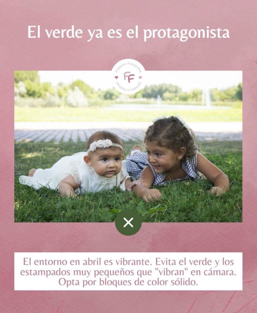 Sesión de fotos de primavera