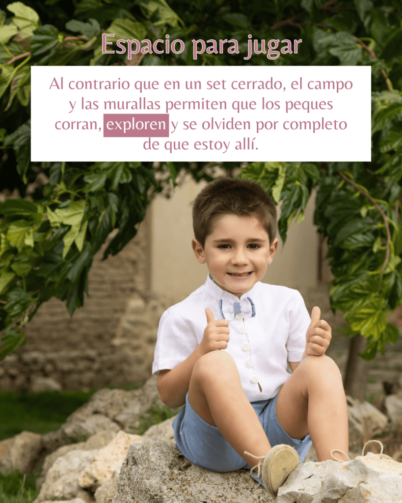 Sesiones infantiles en exterior
